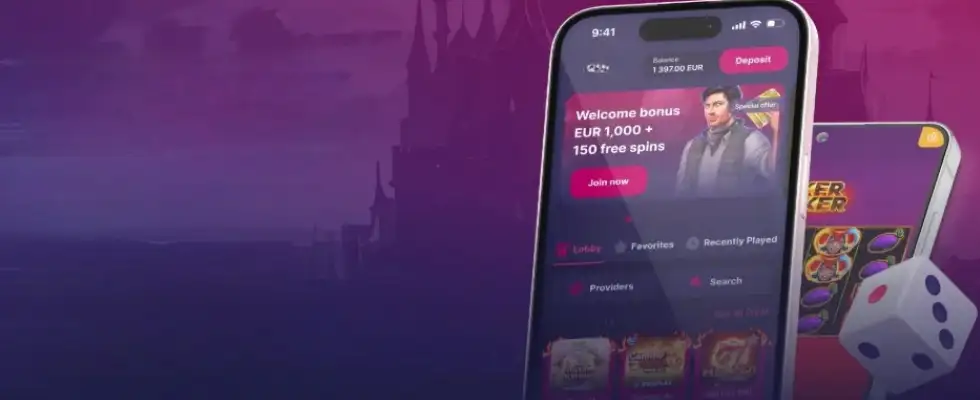 nv1 Casino Werbebanner mit attraktivem Einzahlungsbonus